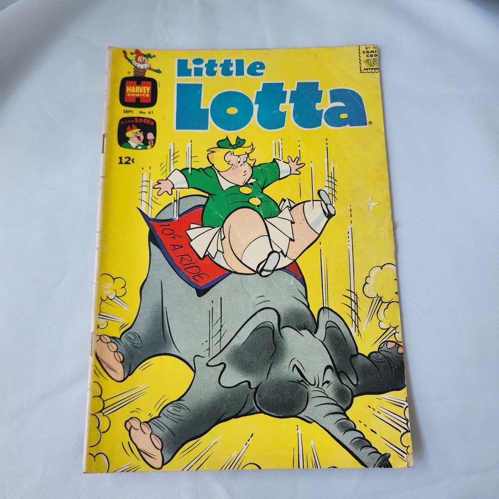 Little Lotta Comic Book Harvey Comics September No #61 Golden Age Rare VG Key OG